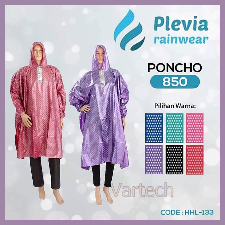 Jas Hujan Plevia / Jas Hujan Polkadot / Jas Hujan Ponco / Jas Hujan Ponco Lengan / Jas Hujan