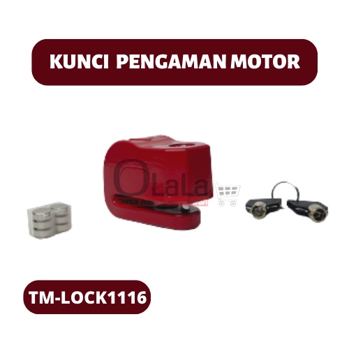 DISC LOCK GEMBOK CAKRAM KUNCI GEMBOK CAKRAM MOTOR ANTI MALING OLL-LOCK1116