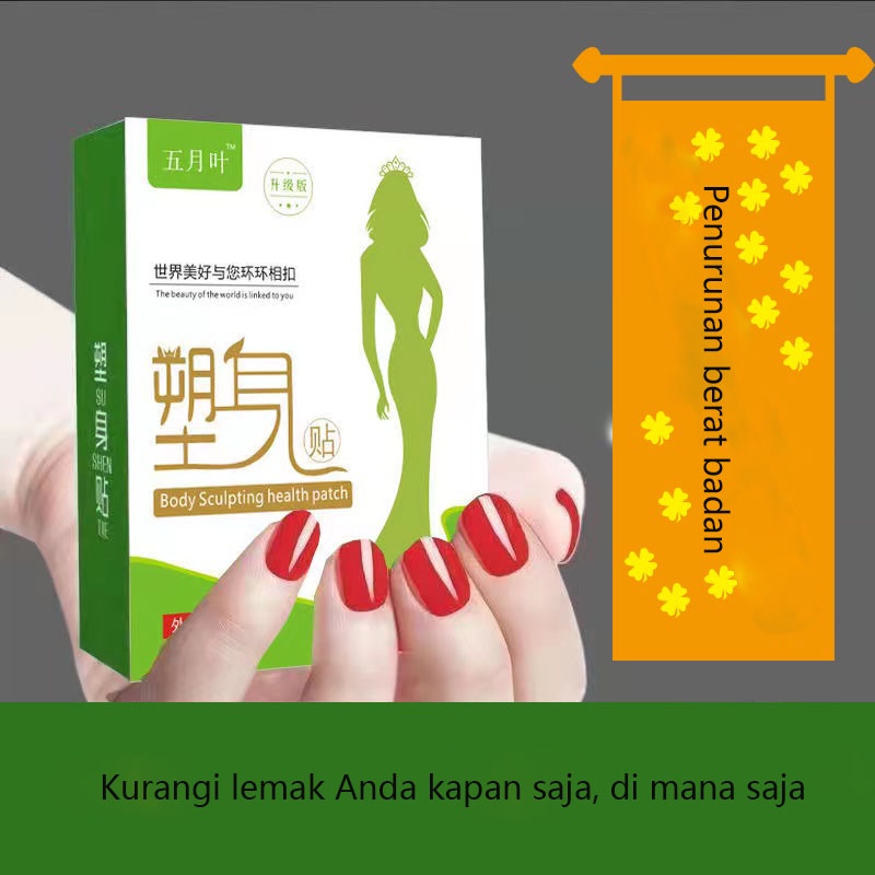 stiker pelangsing pelangsing herbal Detoks dan menurunkan berat badan 30 pcs  terbakar lemak dengan cepat  Herbal Menurunkan Berat Badan cocok untuk pria dan wanita