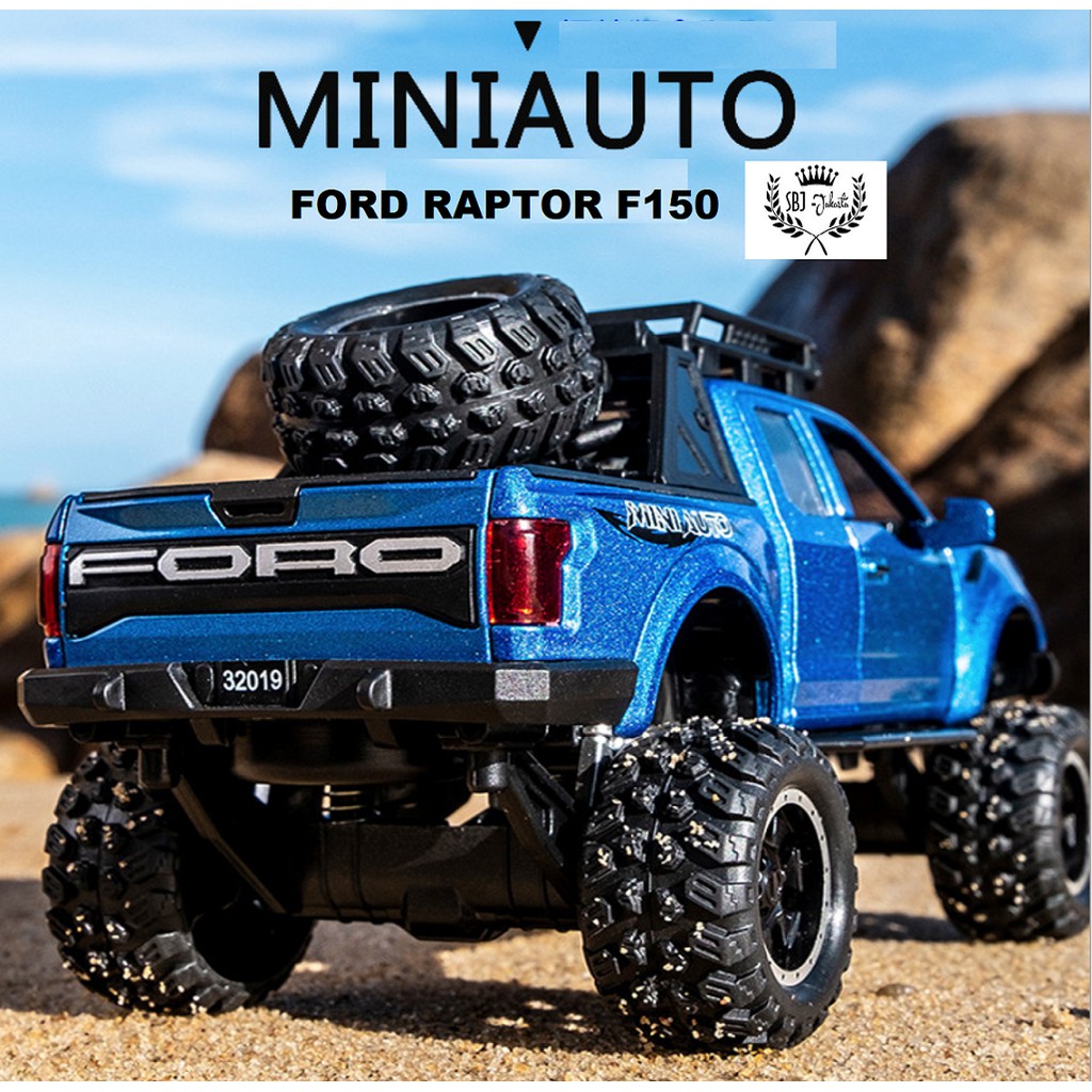 DIECAST MINIAUTO MOBIL FORD RAPTOR 150 TOP MODEL METAL COLLECTION 1:32 ORIGINAL