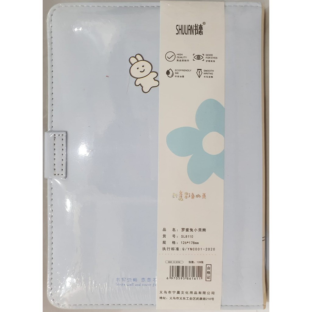 Buku Notebook Lucu Diary Agenda Import Happy Time SL 8110