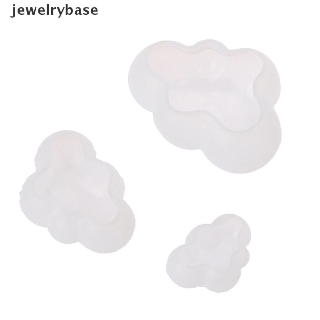 Cetakan Bentuk Awan 3D Bahan Silikon Untuk Coklat Mousse Pudding Permen