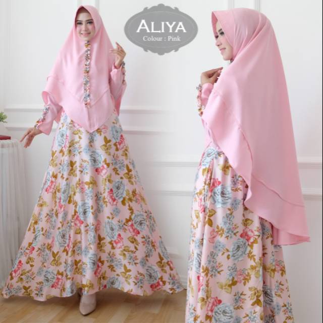 Aliya syari / baju syari perempuan / dress wanita