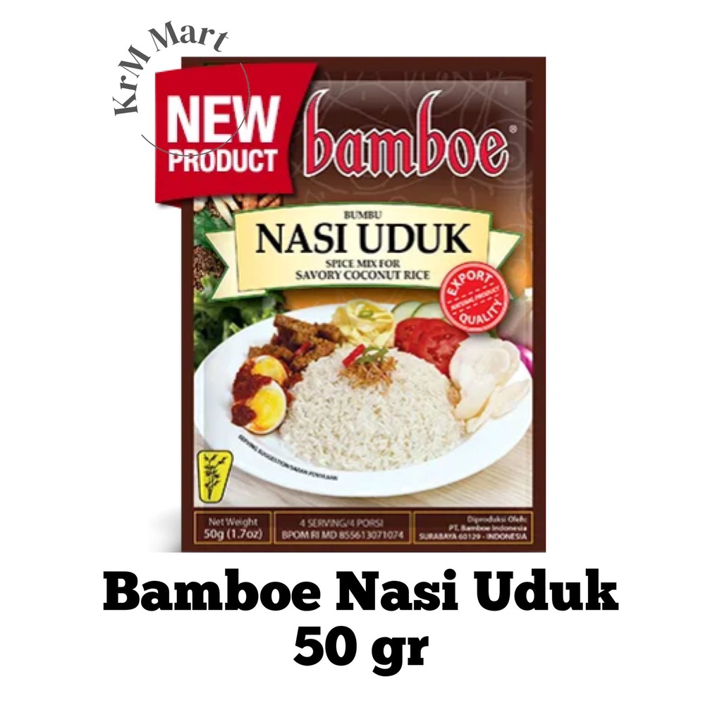 

Bamboe Nasi Uduk bumbu instan masakan dapur varian nusantara