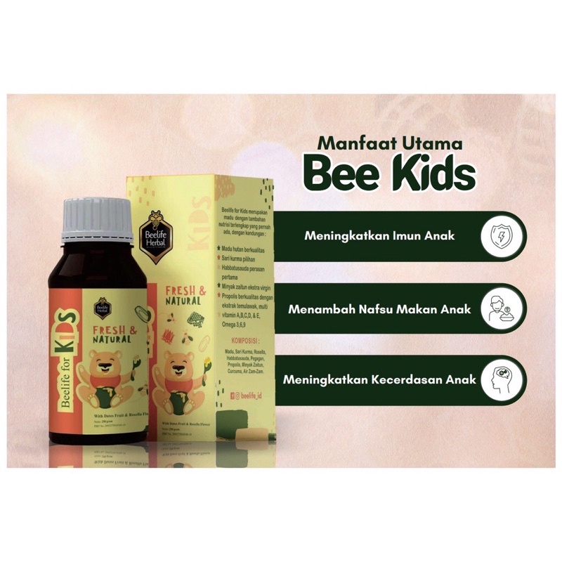 

Bee Kids | Suplement Anak | Madu Herbal