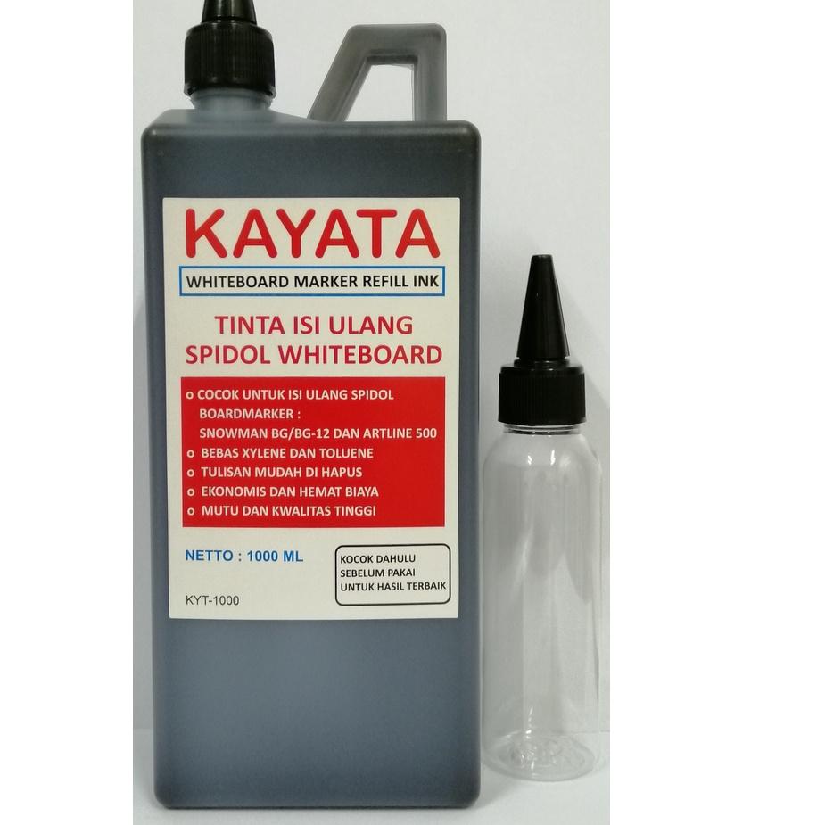 

[PRODUK MKKKR] Tinta spidol whiteboard refill Kayata dan berkualitas 1000 ML Tinta isi ulang spidol ZRK