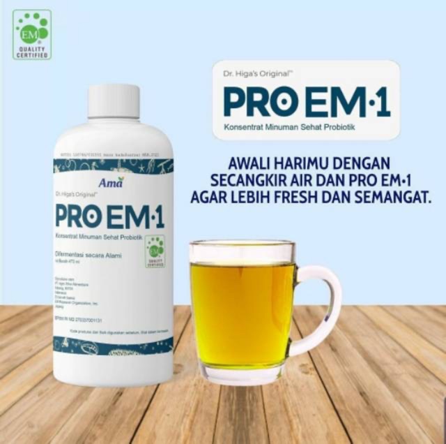 PRO EM 1 Probiotik Kemasan (BPOM)