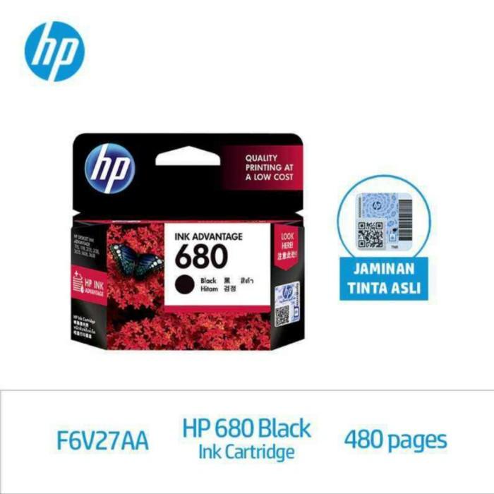 Tinta Refill HP680 / Cartridge HP 680 Original Black / Hitam