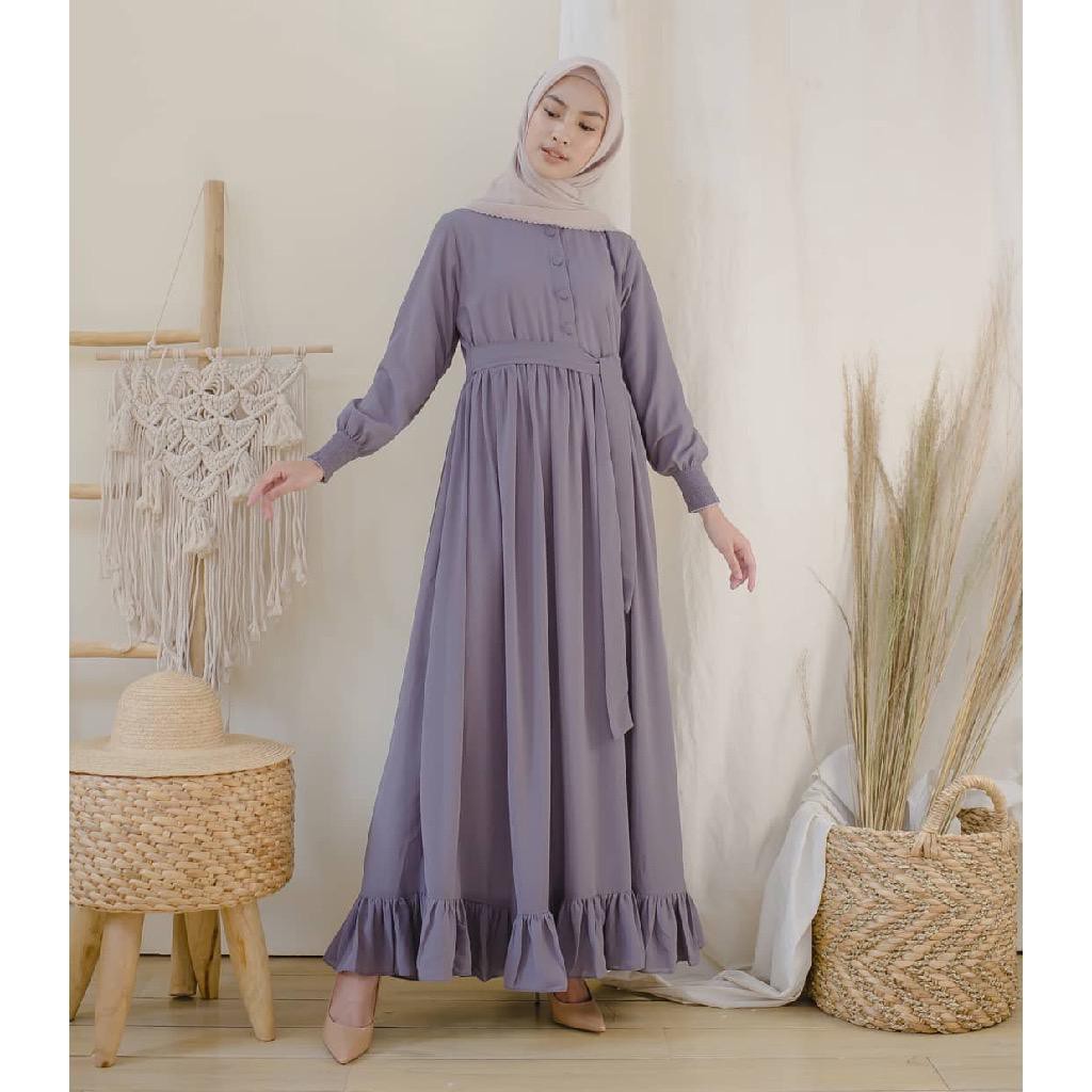 ( S M L XL XXL XXXL 5L ) GAMIS CERUTY BABYDOLL | MARWAH DRESS