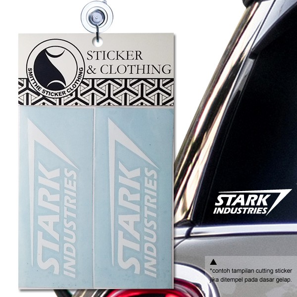 Stiker Stark Industries v.2 Logo Cutting Sticker