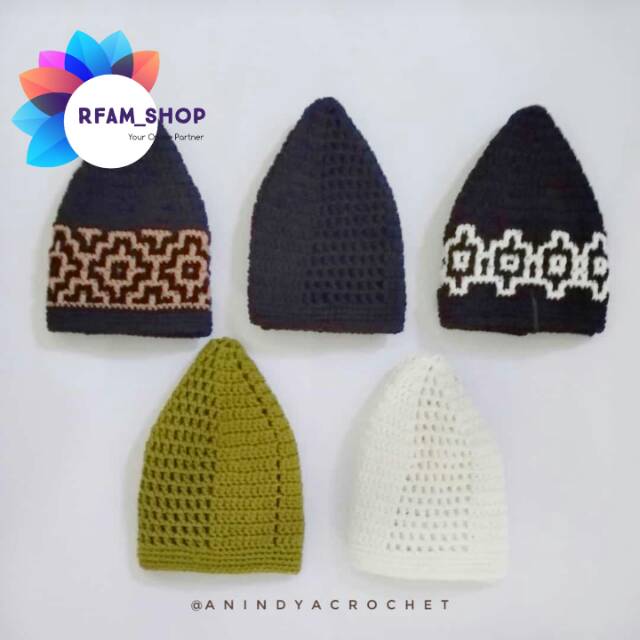 PECI RAJUT / KOLANSUA /  SONGKOK RAJUT / PENUTUP KEPALA  /