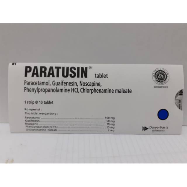 Paratusin tablet obat batuk dan pilek