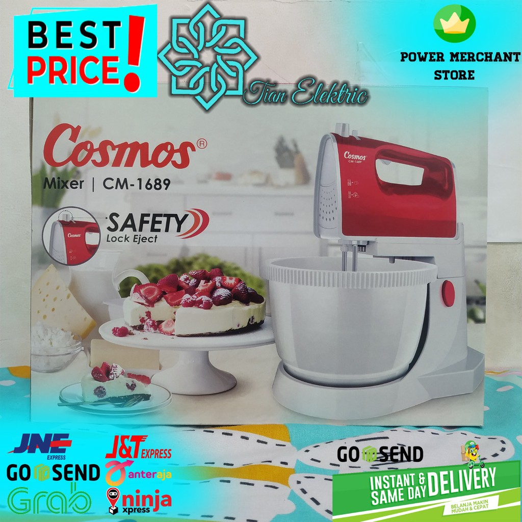 COSMOS CM-1689 Stand Mixer 3 Liter