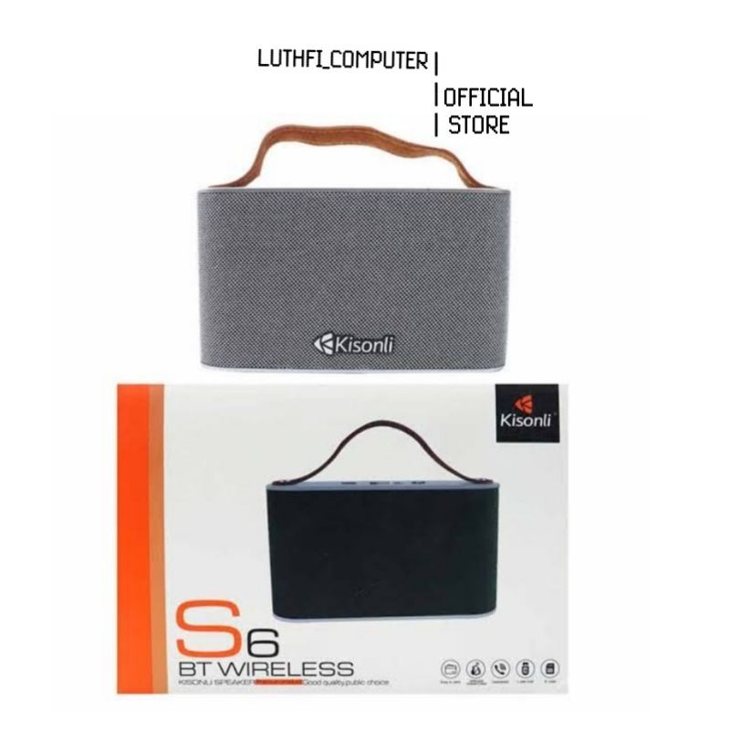 Speaker Wireless Portable Bluetooth Kisonli S6 / Speaker bluetooth kisonli s6 -01423