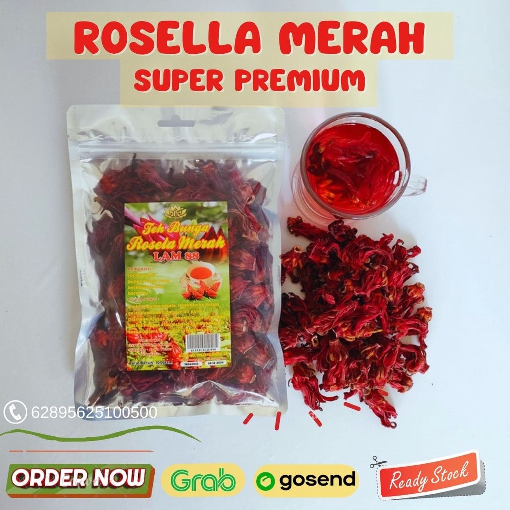 

ROSELLA MERAH - TEH ROSELLA MERAH 100 GRAM