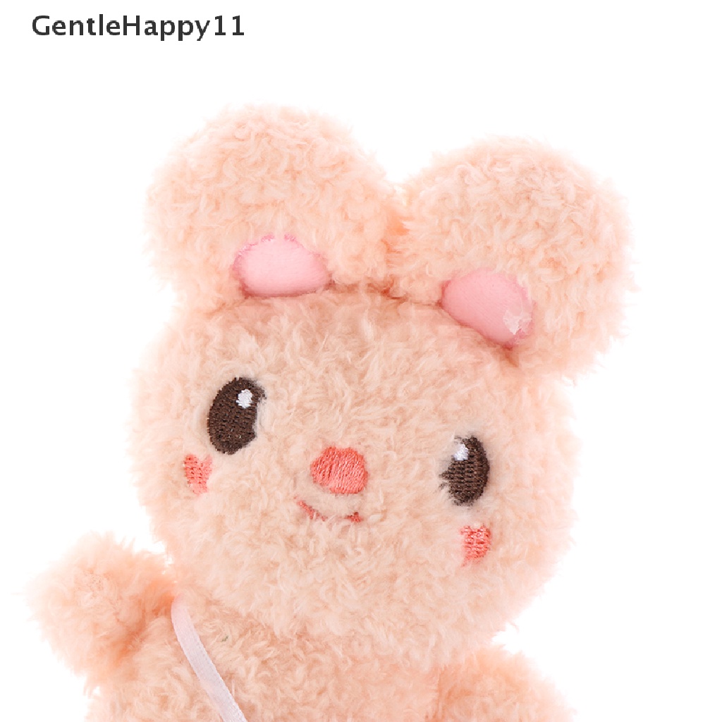 Gentlehappy Gantungan Kunci Boneka Kelinci Bahan Plush Ukuran 13CM