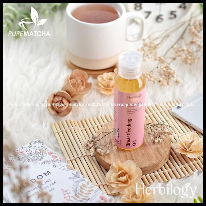 

Herbilogy Breast Massage / All Natural Body Oil 100Ml Minyak Pijat Asi