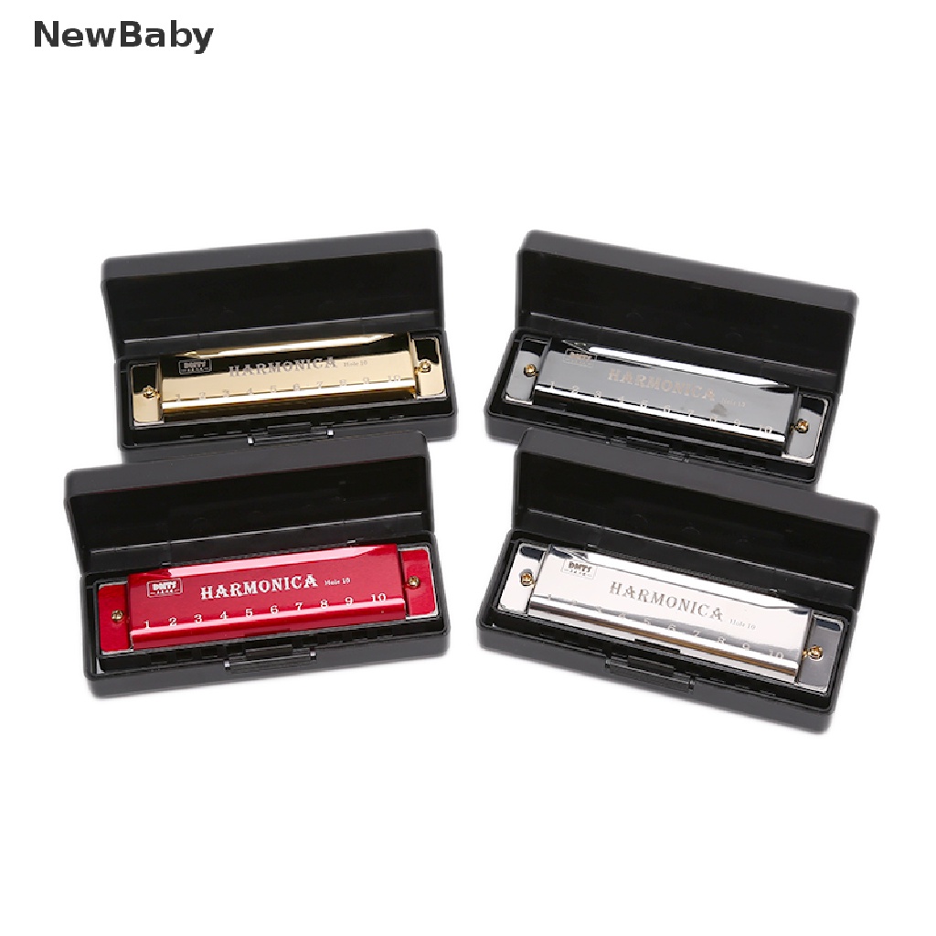 NewBaby 10 Hole Harmonica Mouth Organ Puzzle Musical Instrument Beginner Teaching  ID