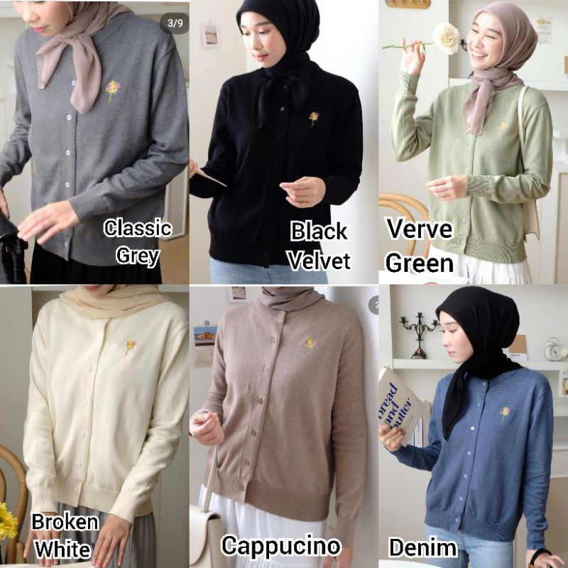 booked jardin cardigan by hijab nueta