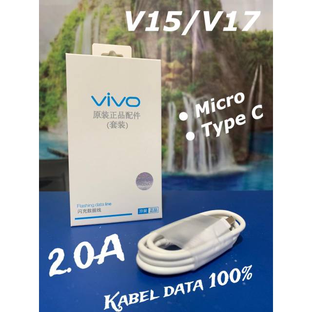 Kabel Data ViVO V15 | V17 Original 2.0A Fast Charging Kabel Charger Kualitas Bagus