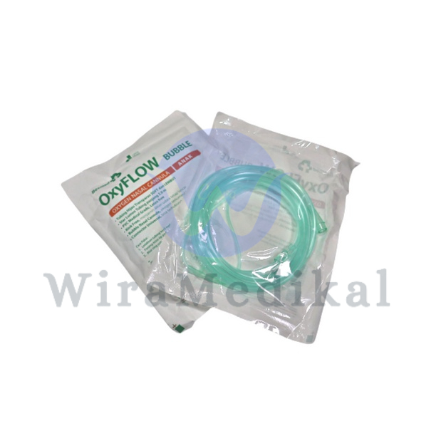 Oxyflow Bubble Nasal Cannula Oxygen/Selang Oksigen Dewasa dan Anak