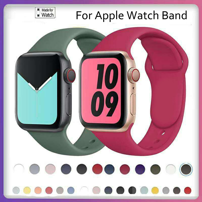 2021 New Strap Untuk Apple Watch 38mm 42mm 44mm 40mm Band iWatch 6 Series 6 SE 5 4 3 2 1