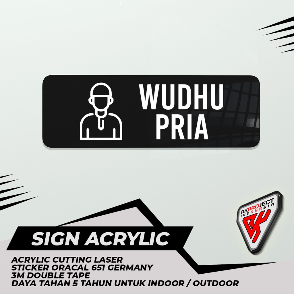 

SIGN BOARD AKRILIK WUDHU PRIA