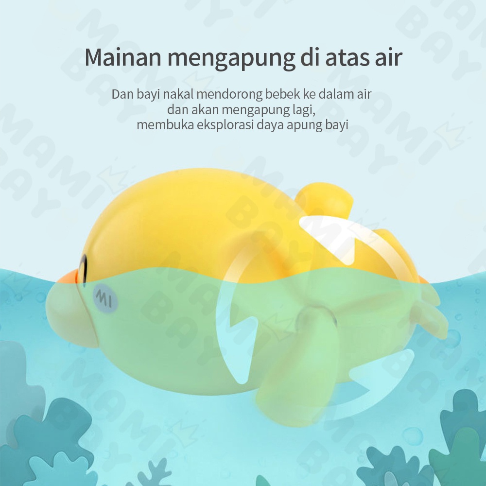 Mamibayi Bebek plastik mainan mandi anak bebek mainan BPA free