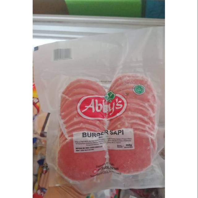 

ABBY'S Burger Sapi Mini 300gr isi 20