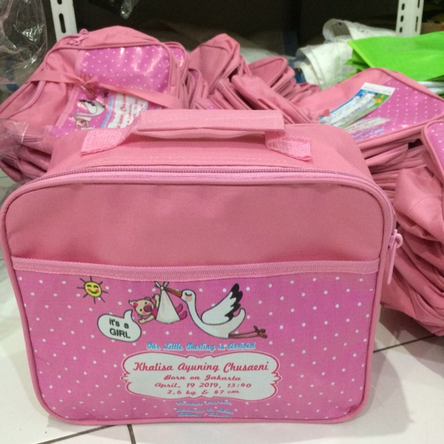 

Tas ultah resleting unicorn souvenir ulang tahun