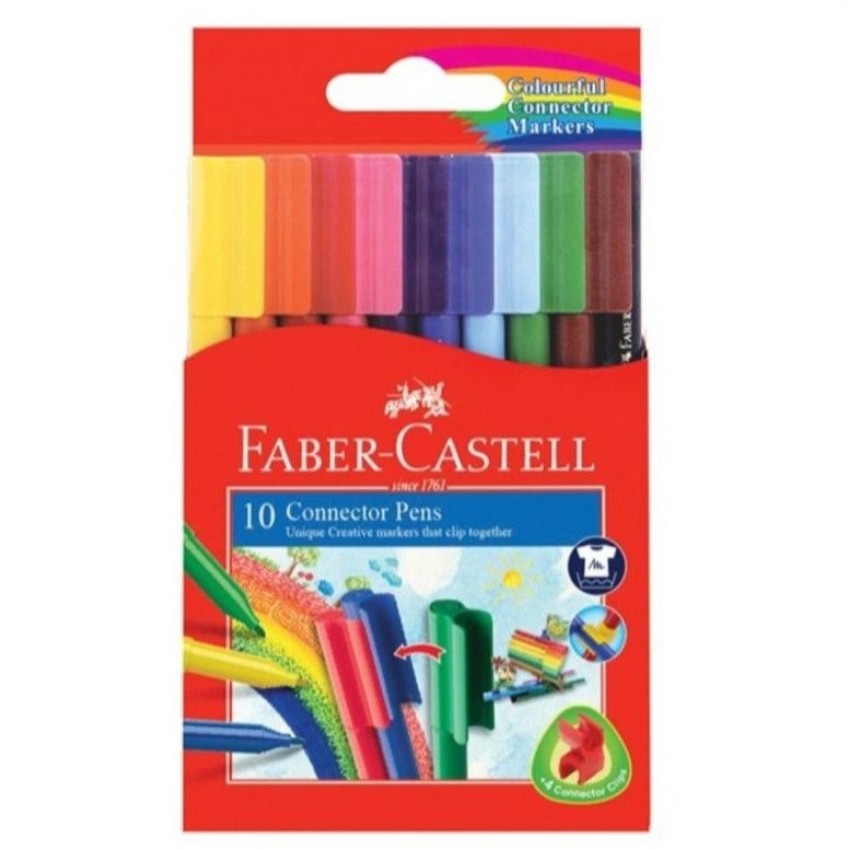 

Spidol Faber Castell set 10 / Connector Pen set-10