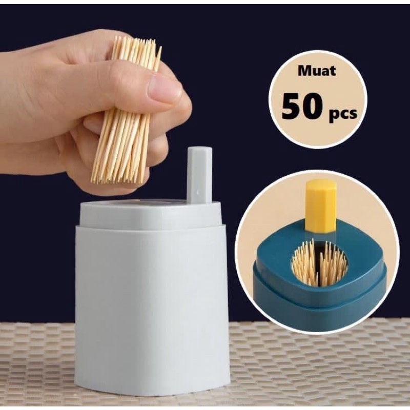 Tempat Tusuk Gigi Otomatis Automatic Toothpick Holder