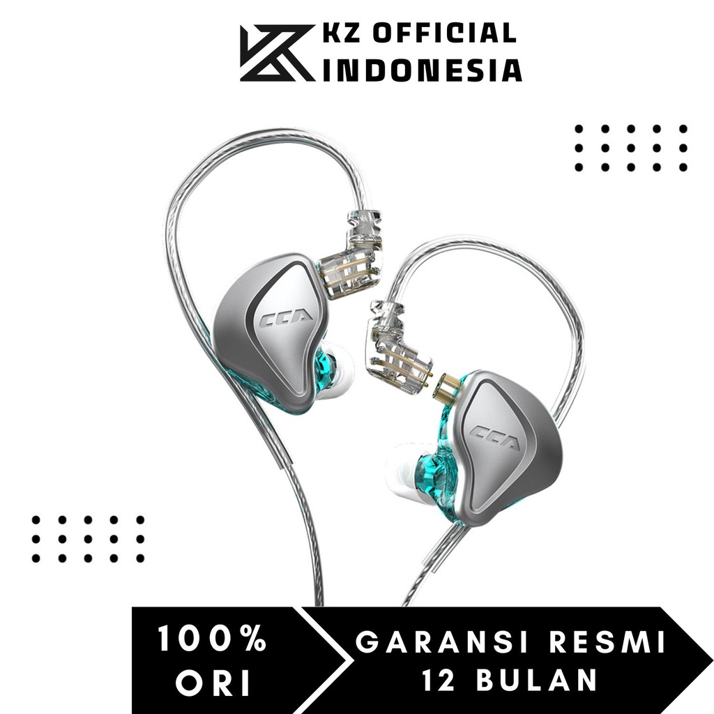 CCA NRA In Ear Metal Earphone with MIC - GARANSI RESMI