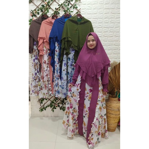 Gamis syar'i Ceruty pesta