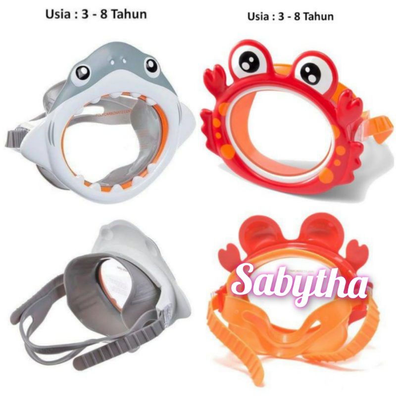 INTEX Kacamata Fun Mask 55915 - Kacamata Renang Anak - Kacamata Selam