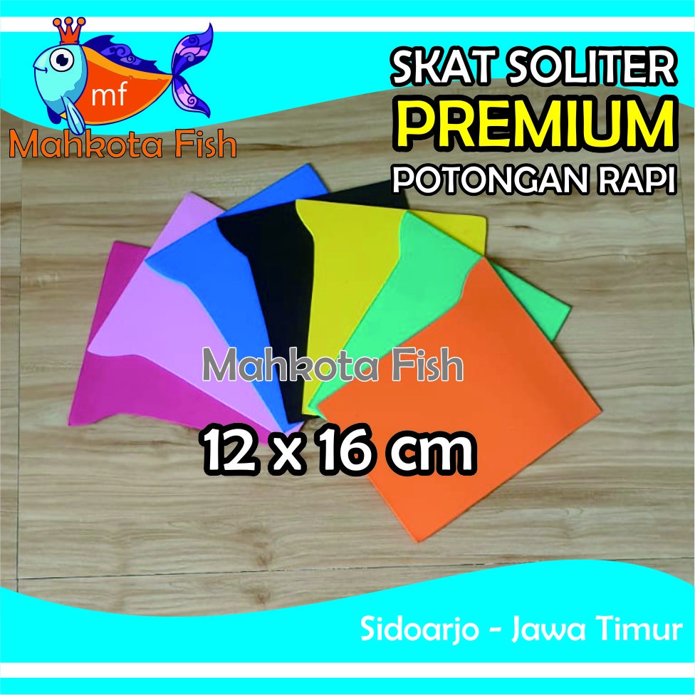 Sekat Soliter PREMIUM | Sekat Cupang | Skat Soliter Spon (Potongan Lebih RAPI dan Banyak Varian WARNA)