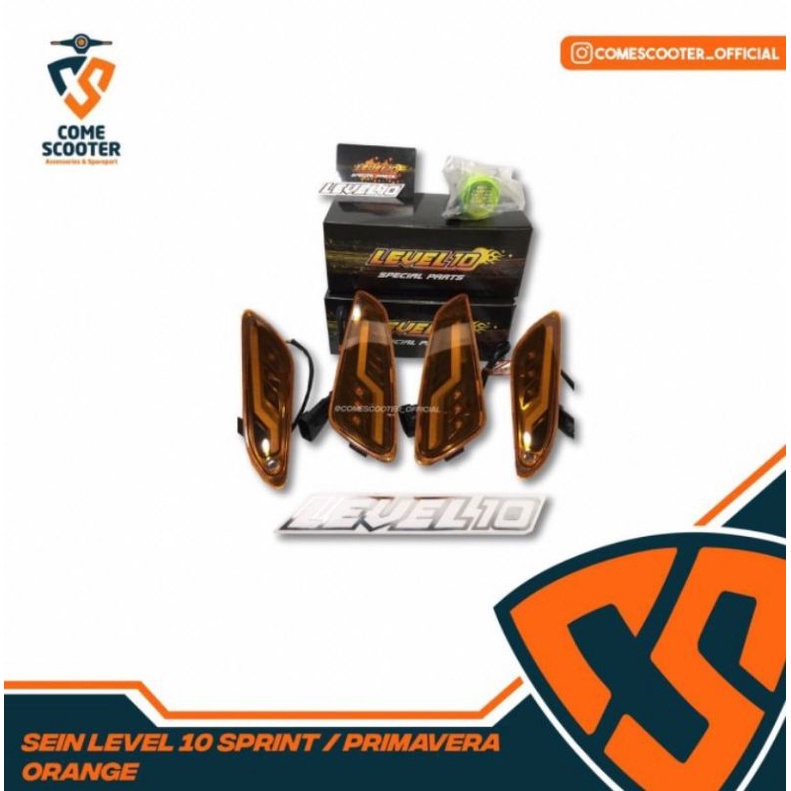 SEIN LEVEL10 ORANGE VESPA SPRINT PRIMAVERA