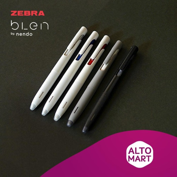 

SALE ZEBRA BLEN Gel Pen by NENDO Fine Point 0.5mm Pulpen Gel - White Red