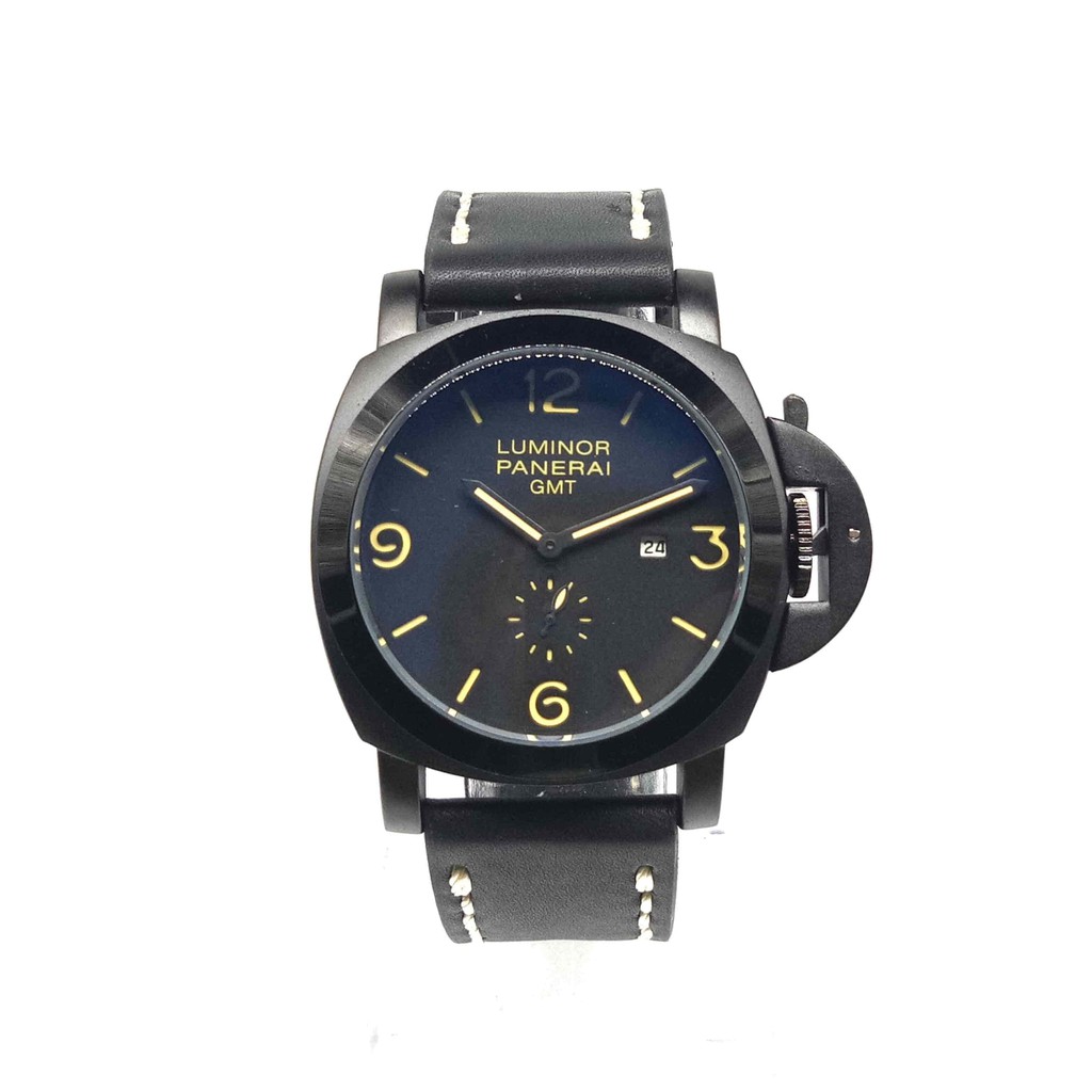 HOTS LIST PRODUK JAM TANGAN ARLOJI PRIA LUMINOR PANERAI DETIK BAWAH FULL BLACK