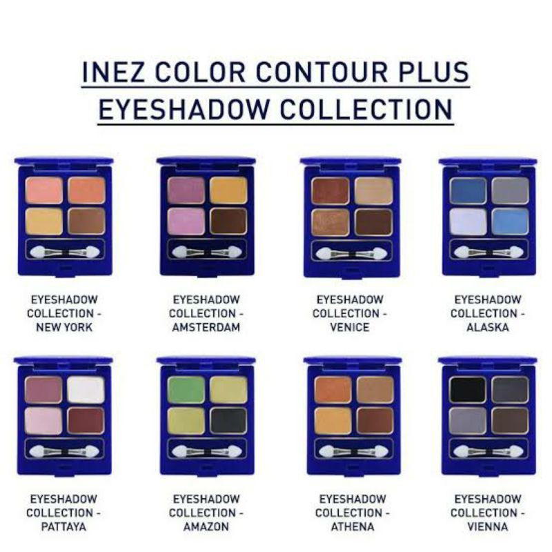 INEZ Color Contour Plus Eyeshadow Collection