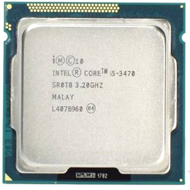 Prosesor lga gen 3 1155 i5 3470 3.20ghz