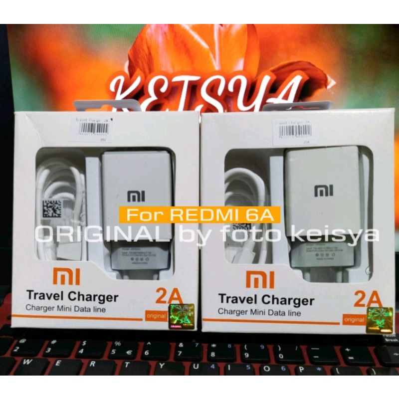 CHARGER 2A XIAOMI REDMI 6A MICRO USB // TRAVEL CHARGER REDMI 6A // CARGER XIAOMI