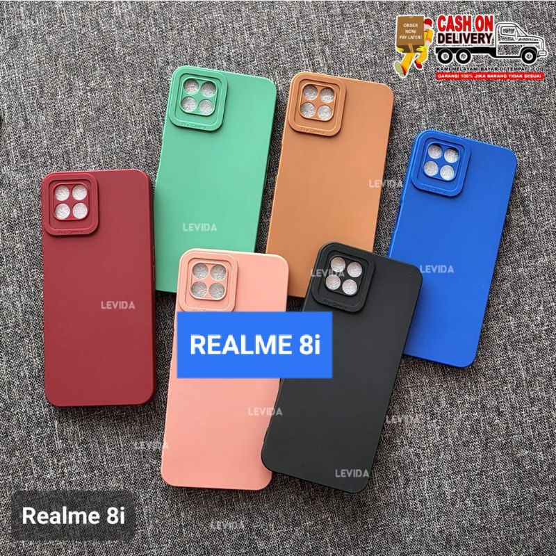 REALME 8i NARZO 50 CASE PRO CAMERA MACARON CASING SOFTCASE SILIKON