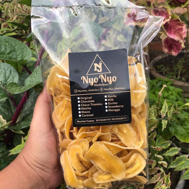 

NyoNyo Klethikan keripik pisang 200gram