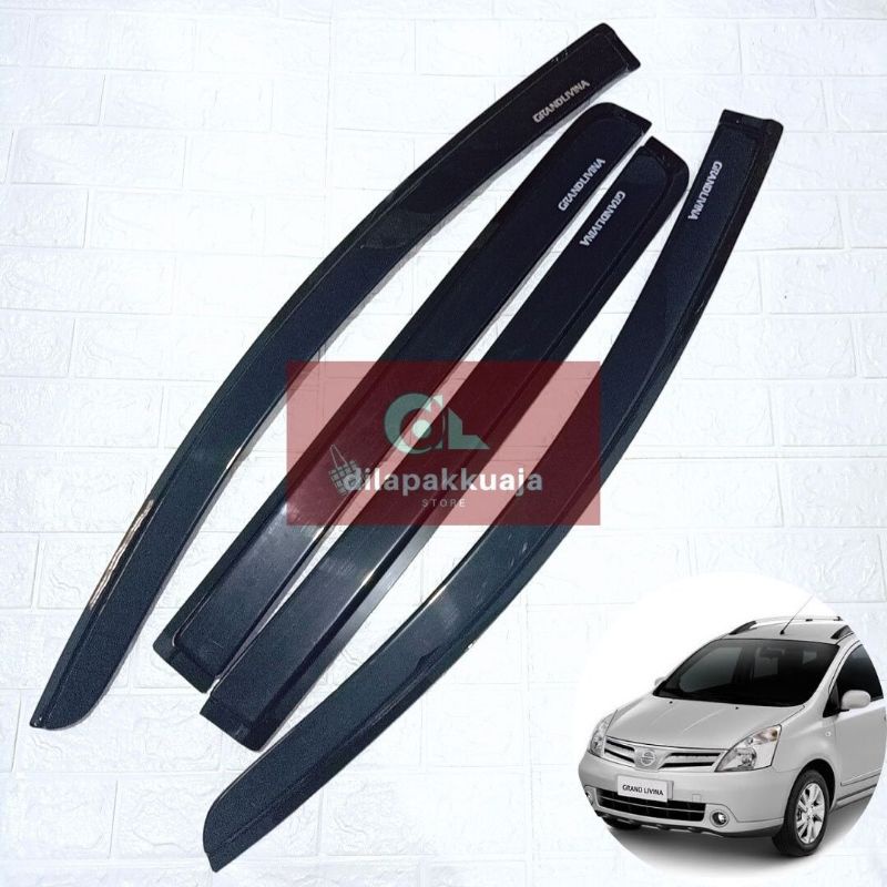 Side Visor Grand Livina Talang Air Grand Livina Talang Mobil Slim