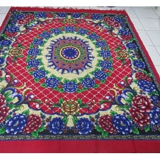 Karpet Permadani Motif Bunga Warna / Karpet Ruangan Modern ***