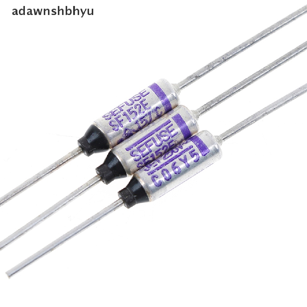 Adawnshbhyu 10Pcs SF152E SEFUSE cutoffs thermal Fuse157°C 157derajat 10A 250V