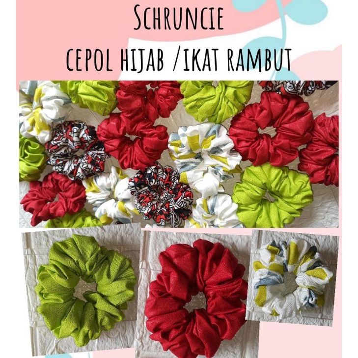 Scrunchie cepol hijab ikat rambut