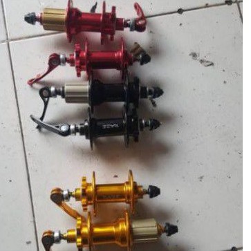 Hub Freehub raze jangkrik 36H depan 2 bearing belakang 4 bearing