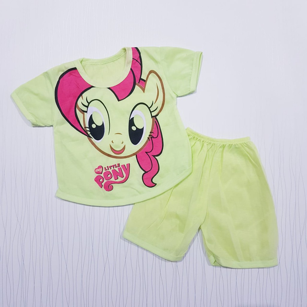 COD Setelan Anak Perempuan Motif Little Pony Baby Alicia